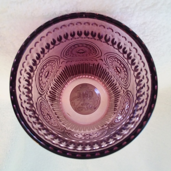 Pioneer Woman Plum Glass Tumbler Adeline 16 Oz - Picture 2 of 6